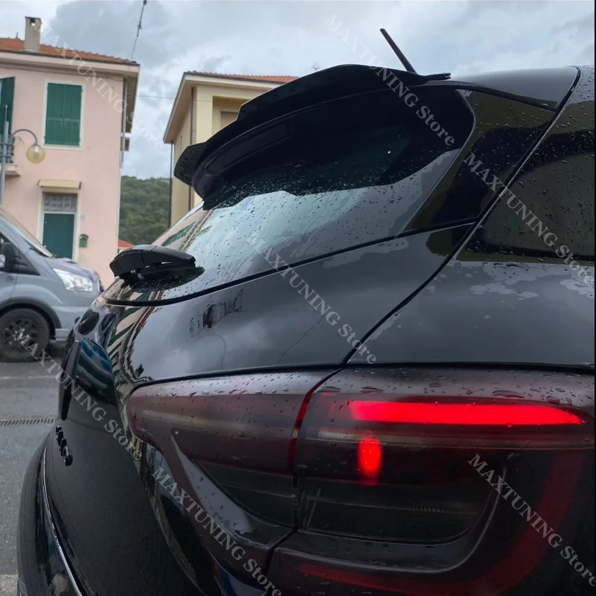 Maxton estilo tronco traseiro telhado spoiler asa para royalt clio tci azul dci sce e-tech mk5 2019-2025 cauda boot lábio tampa corpo aero kit