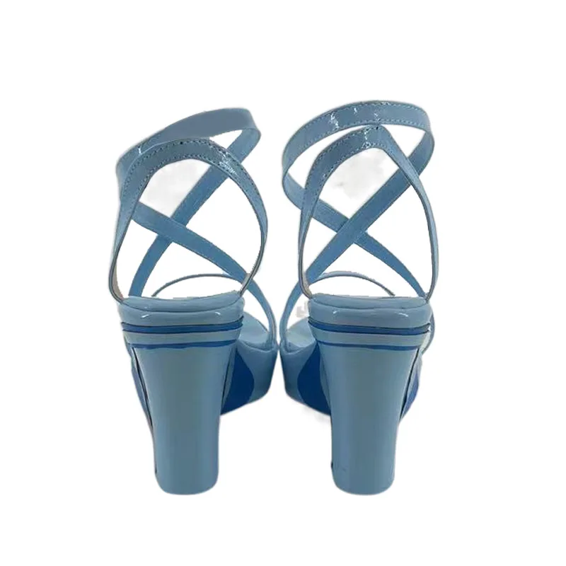 Wuthering Waves Jogo The Shorekeeper Cosplay Sapatos Mulheres Role Play Sexy Bonito Sapatos Azuis Festa de Halloween