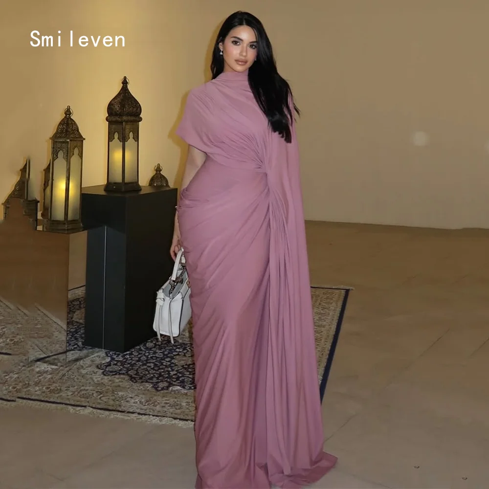 

Smileven Luxury Mermaid Prom Dress Scoop Pleat Party Gowns Elegant Formal Occassion Dress Customized 2026