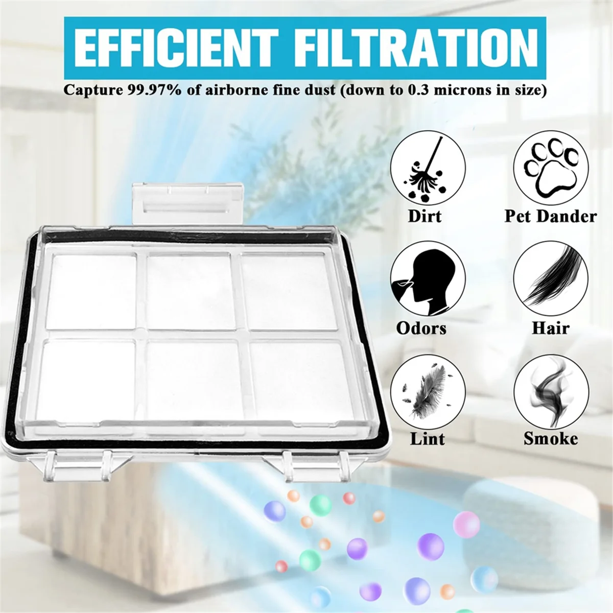 Filtro primario para Robot aspirador Xiaomi E10 E12 B112 para IRobot Vac Essential Q0120 Q011 Y0140 Y0110 para Eufy L50 L60