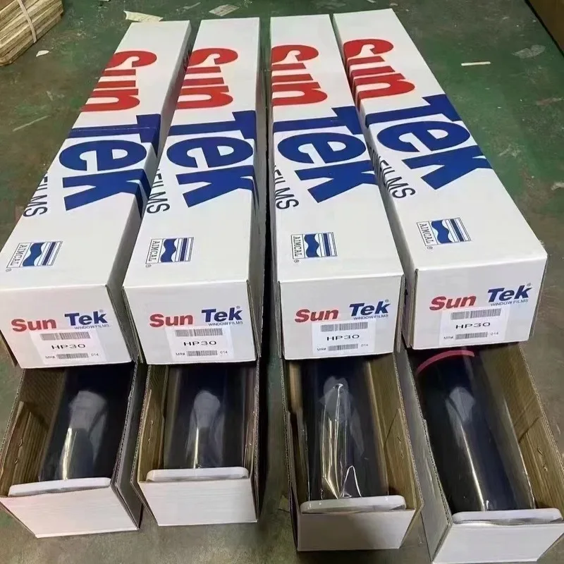 

Premium Suntek 15% VLLT Nano Ceramic Auto Window Film High Heat Rejection UV99% IRR99% No Signal Blocking Dark Tint PET