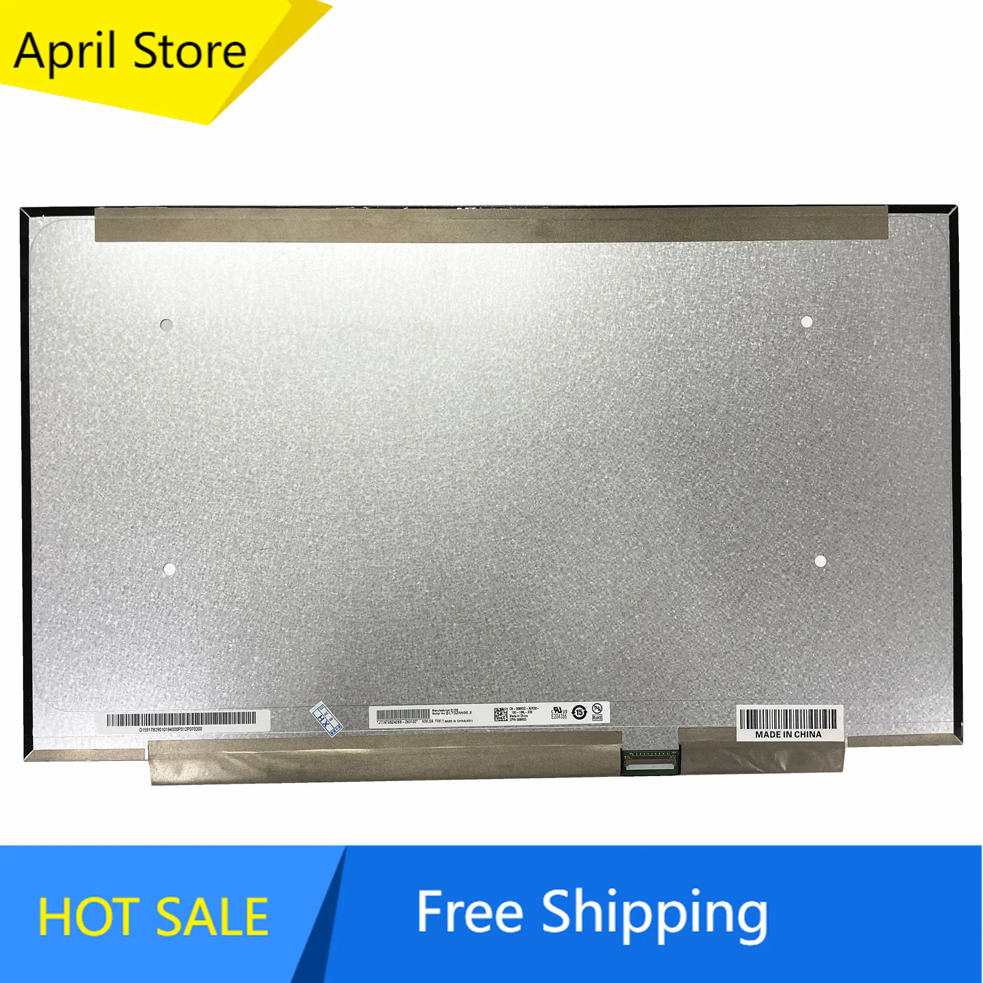 B173zan 06,8 120hz 17,3 Zoll Laptop LCD-Bildschirm Display Panel Matrix 3840*2160 edp 40 Pins