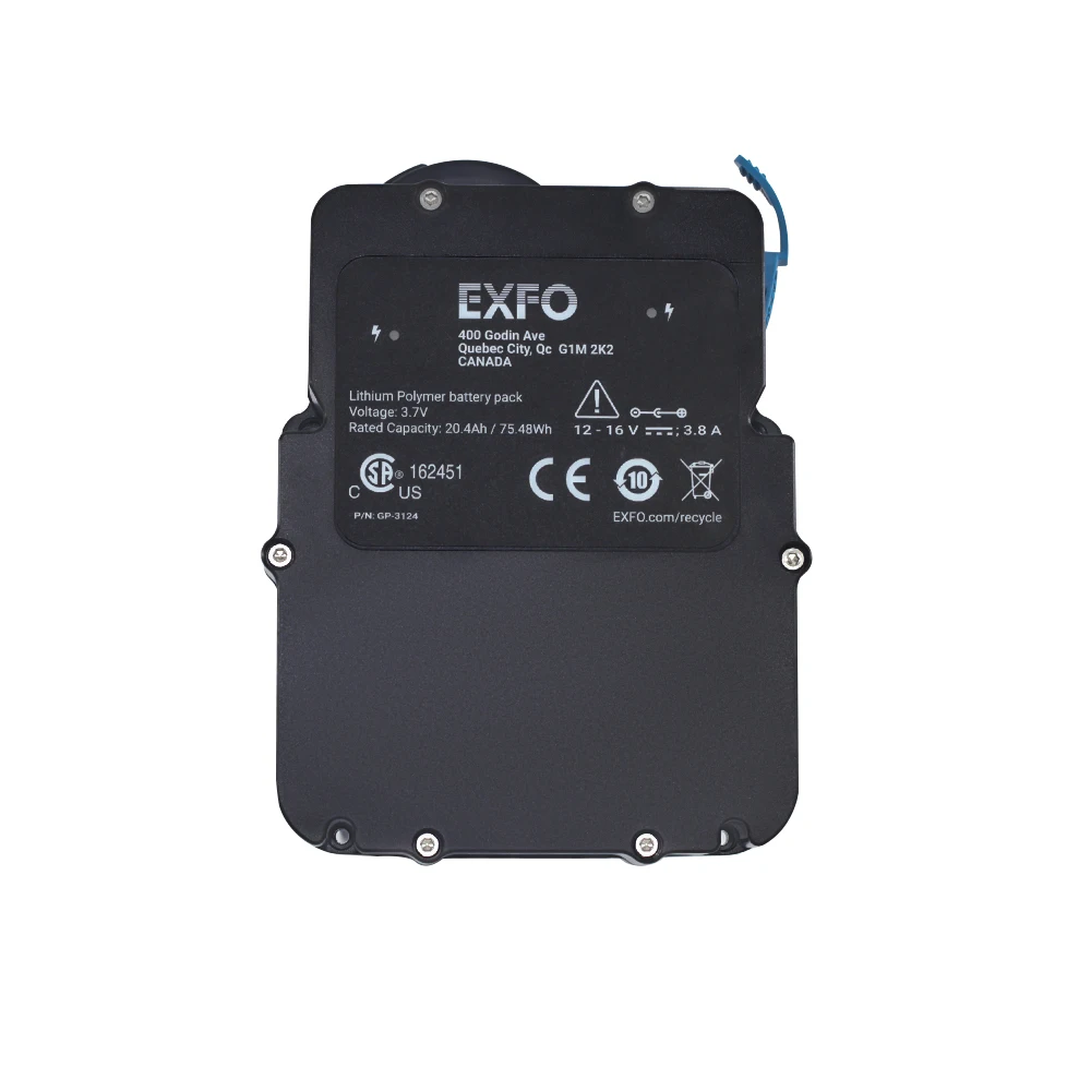 

Original EXFO OTDR GP-3124 For Optical Time Domain Reflectometer Battery 3.7V 20.4Ah/75.48Wh Li-ion Battery