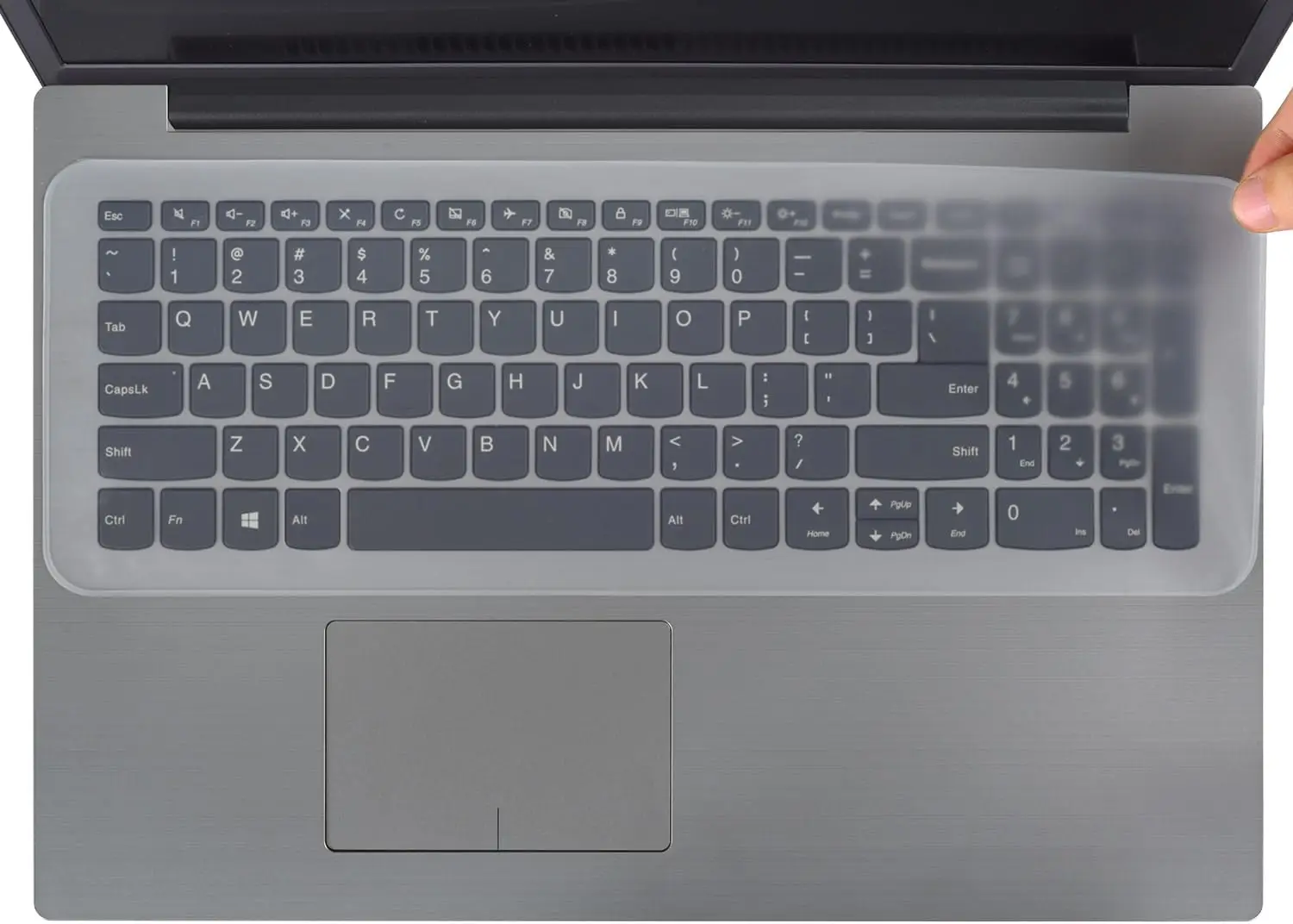 

Ultra Thin Silicone Keyboard Cover for 15.6-16 inch Laptops, Waterproof Dustproof Protector