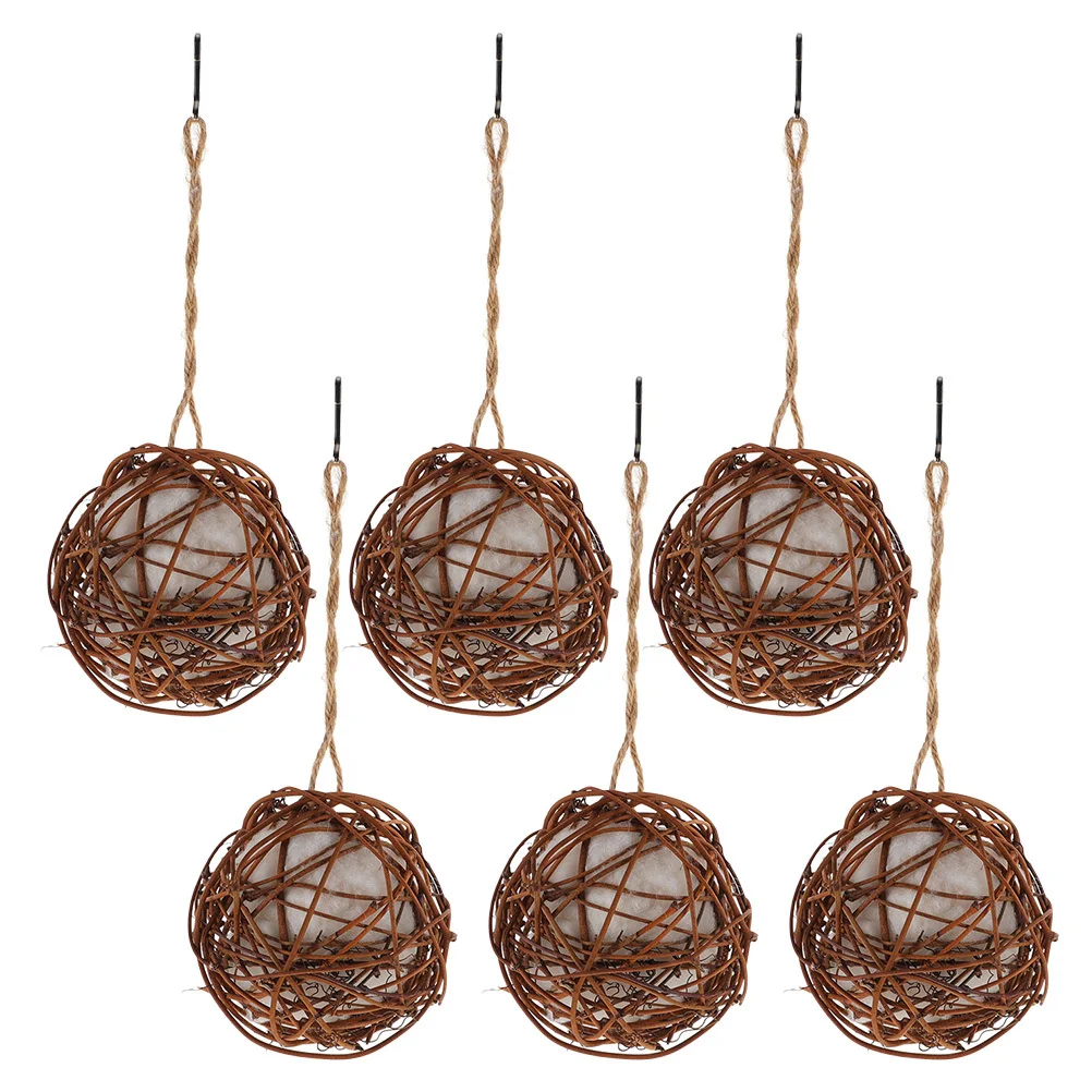 

6Pcs Parrot Chewing Hanging Supplies Cage Accessories for Small Birds Parakeets Cockatiels Bird Toys for Lovebirds