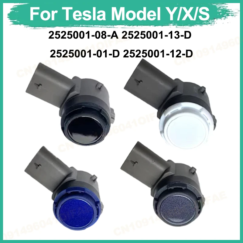 2525001 Parking Ultrasonic Sensor For Tesla Model Y 2020-2025 Juniper Reverse Aid Park 2525001-08-A 2525001-13-D 2525001-01-D