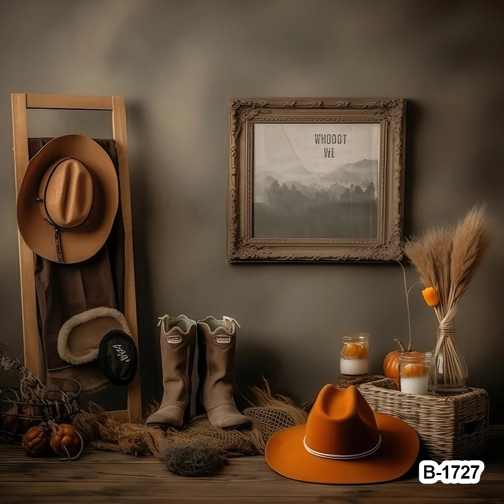 منزل خشبي ريفي خلفية الحظيرة لفتاة ، راية راعية البقر ، ديكور الحفلة الوردية ، حفلة عيد ميلاد ، استحمام الطفل