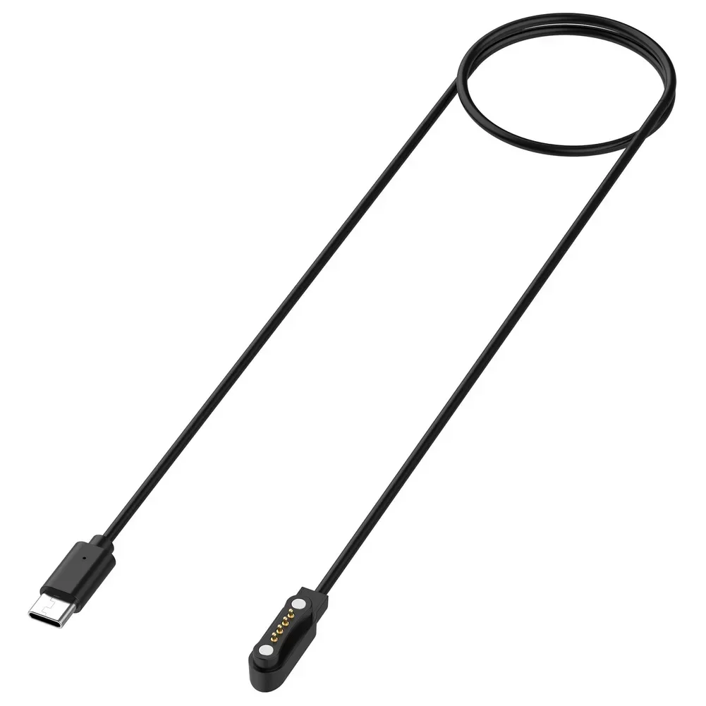 كابل شحن مغناطيسي سريع لجهاز PLAUD Note AI - كابل شحن قلم تسجيل بطول 1 متر، خط شحن أسود  #1
