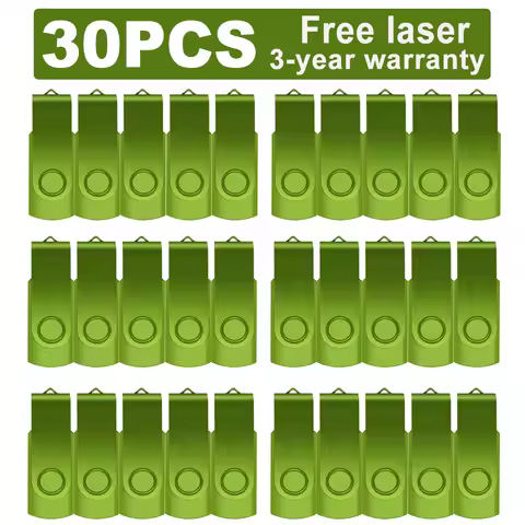 Wholesale metal Pen Drive 30PCS 16GB 32GB 64GB USB2.0 for PC Mobile Mini Pen Drive 8GB USB Flash Drive Free laser 1GB 2GB 4GB