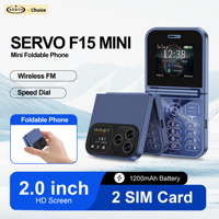 SERVO F15 Mini Flip Mobile Phone 2.0\