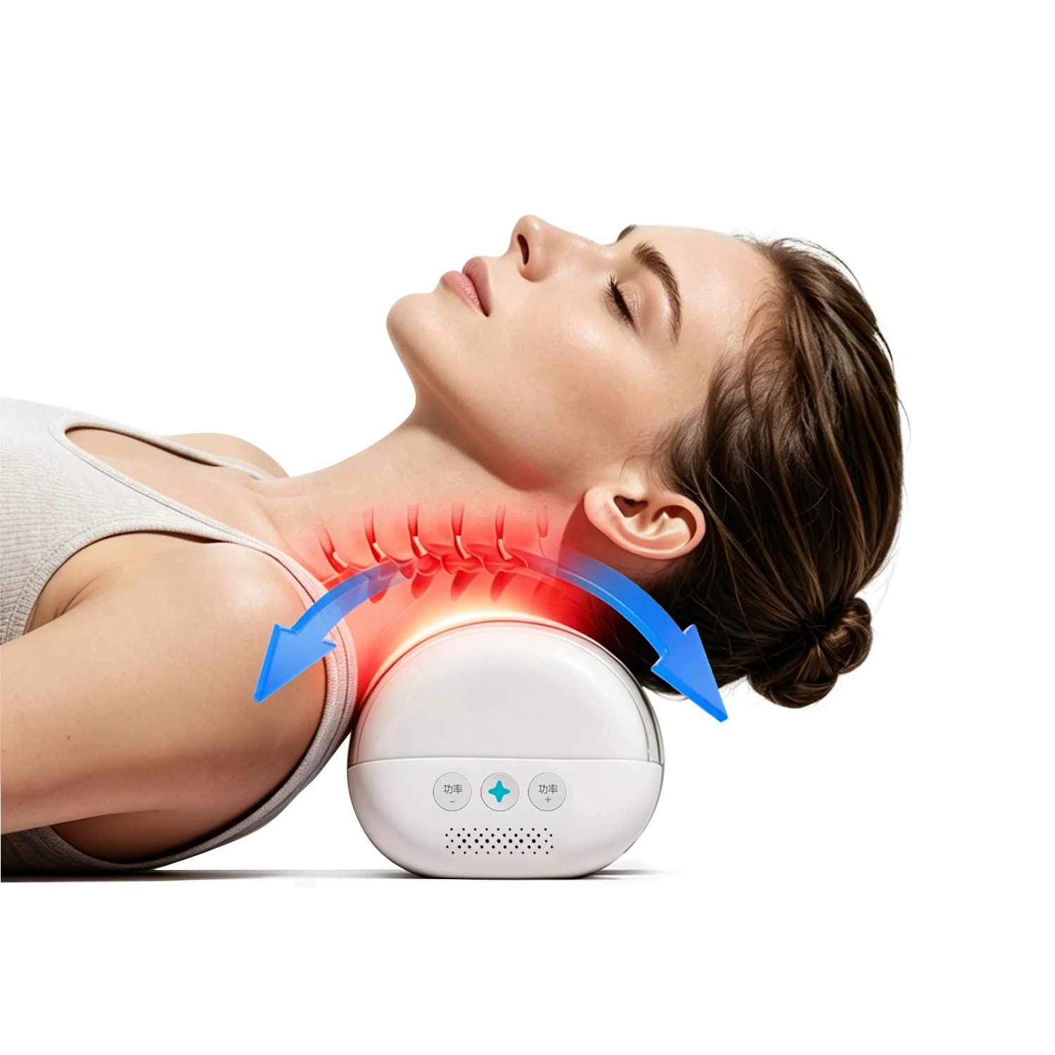Household Therapy Pillow with Deep Neck Therapy for Cervical Care Sleeping Pillow