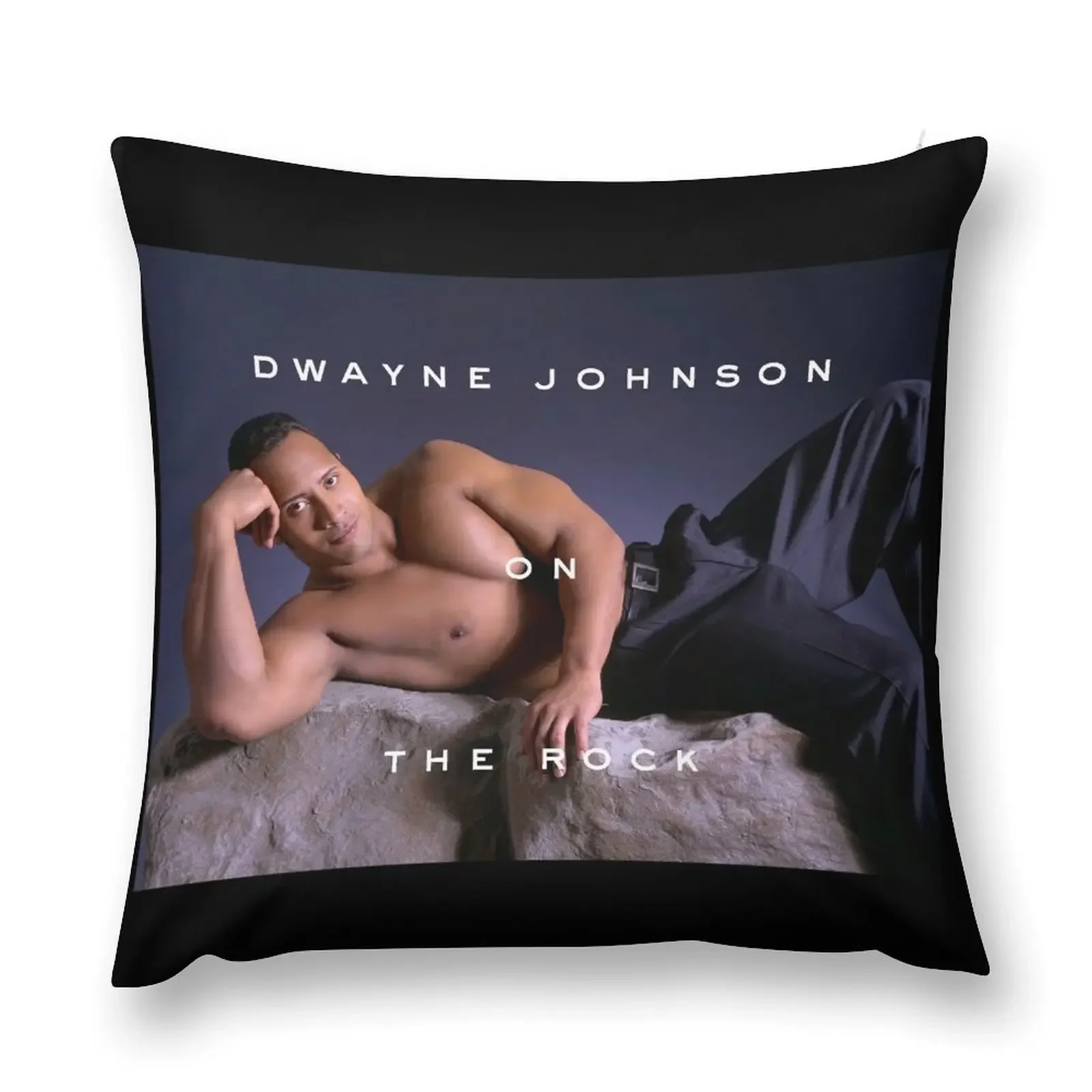 

Dwayne Johnson on The Rock Throw Pillow New year Decorative Sofa Cushions Luxury Sofa Cushions pillow