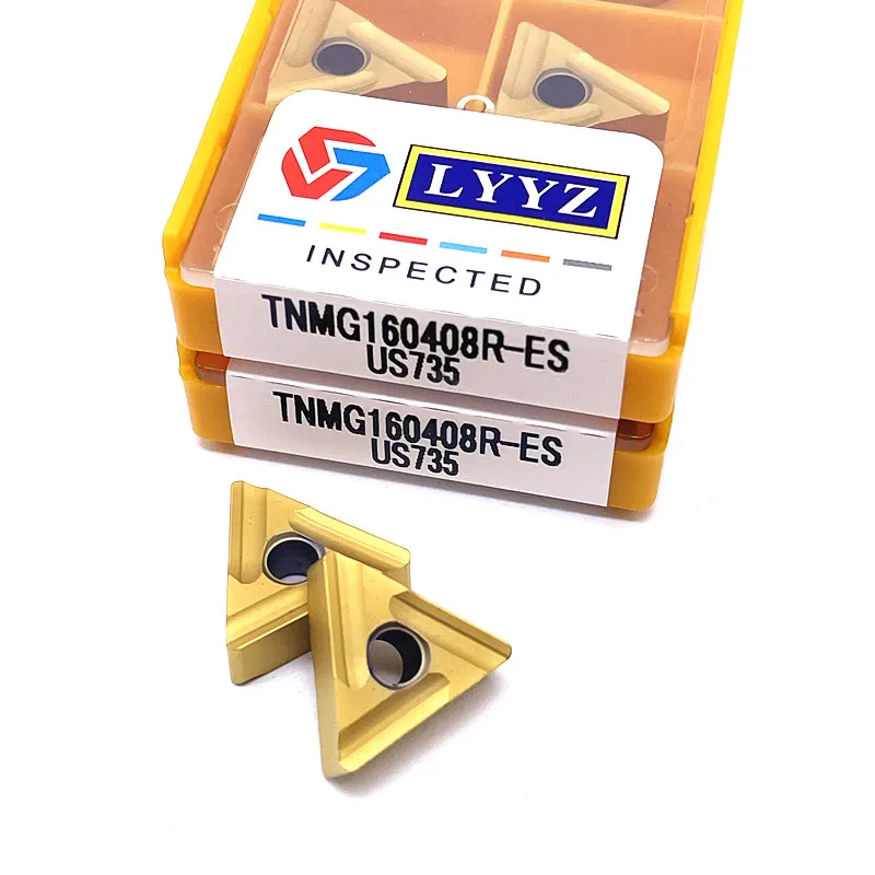 TNMG160404R TNMG160408R TNMG160404L ES VP15TF UE6020 US735 CNC Gốm Kim Loại Cao Cấp Carbide Miếng Dụng Cụ Xay Quay Lưỡi Dao