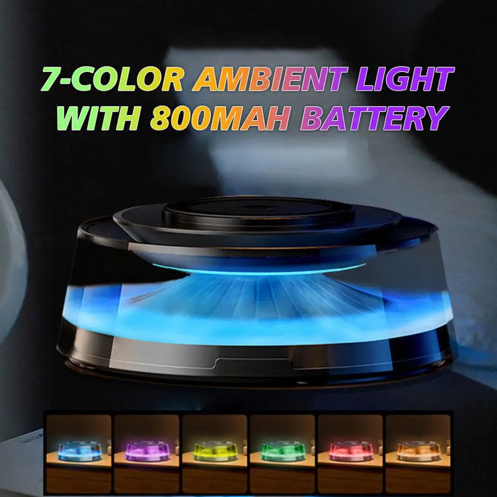 

Portable Landscape Aromatherapy Wireless Charger Atmosphere Lamp Use and Dual Machine Car Home All-in-one L1B0