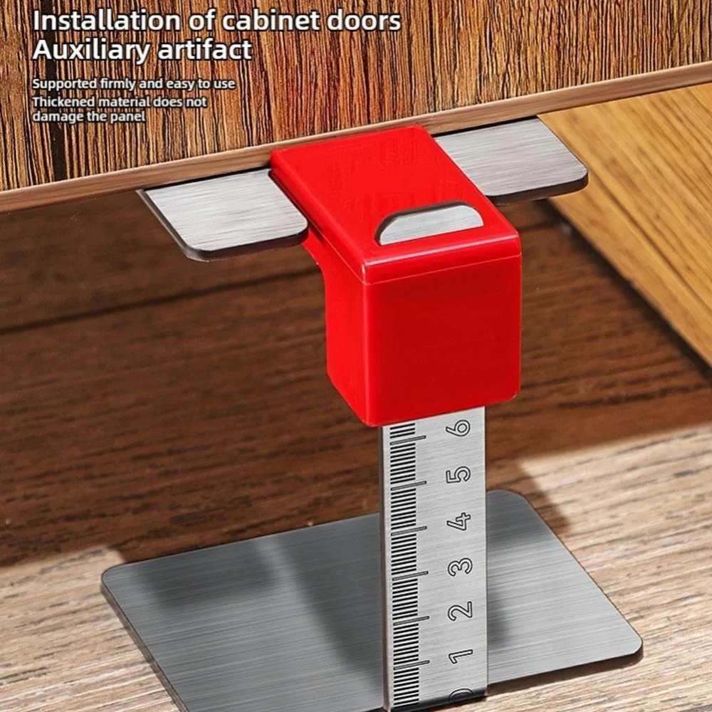 

Multifunctional Door Positioning Installation Tool Portable Adjustable Cabinets Precise Jig Auxiliary Tool