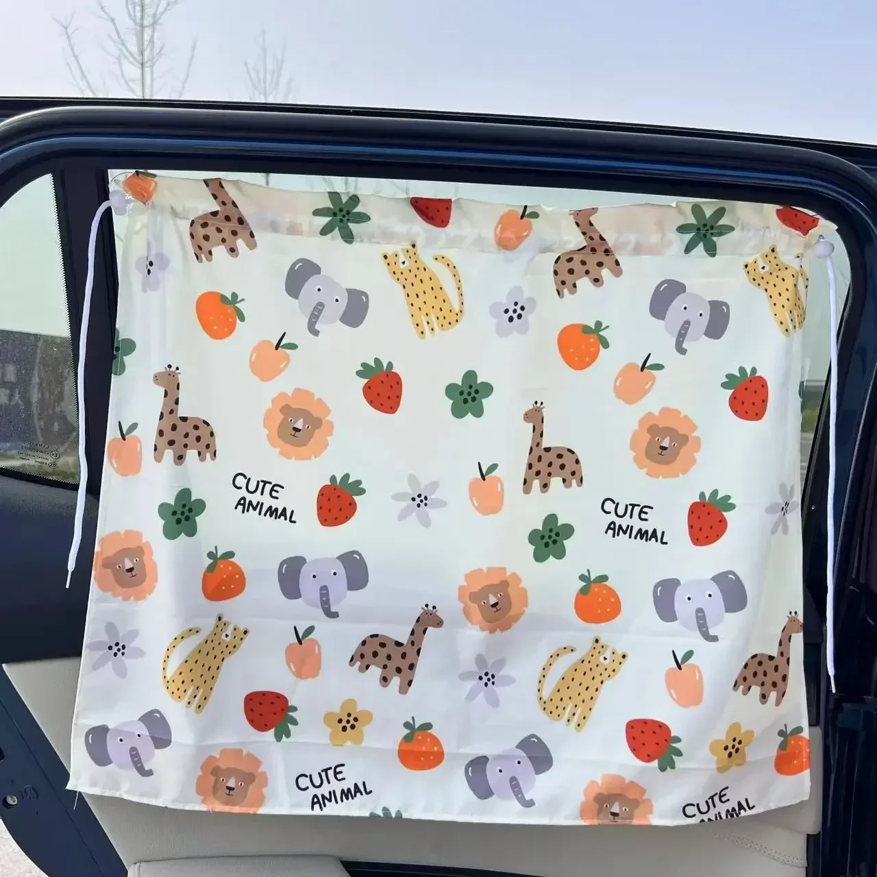 1pcs Universal Car Sun Shade Cover UV Protect Curtain Side Window Sunshade Cover Suction Cup Light Blocking