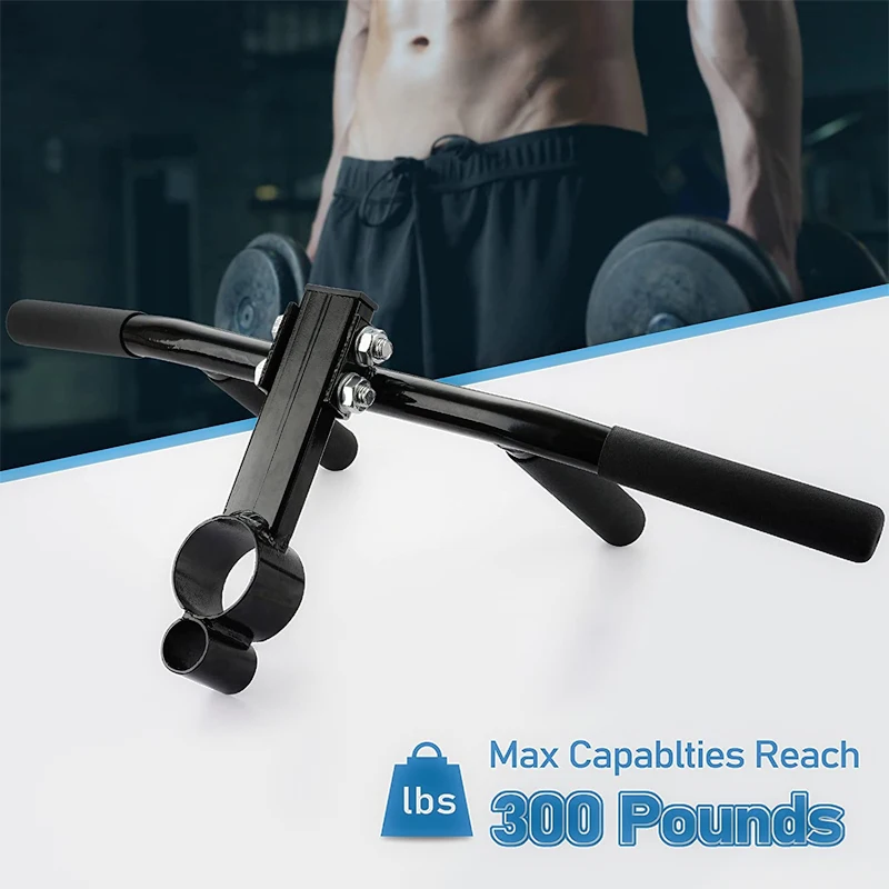 Fitness Landmine Handle T-bar Barbell Deadlift Workout Attachment For 25mm 50mm Barbell Bar Home Gym Fitness Training Multi Grip