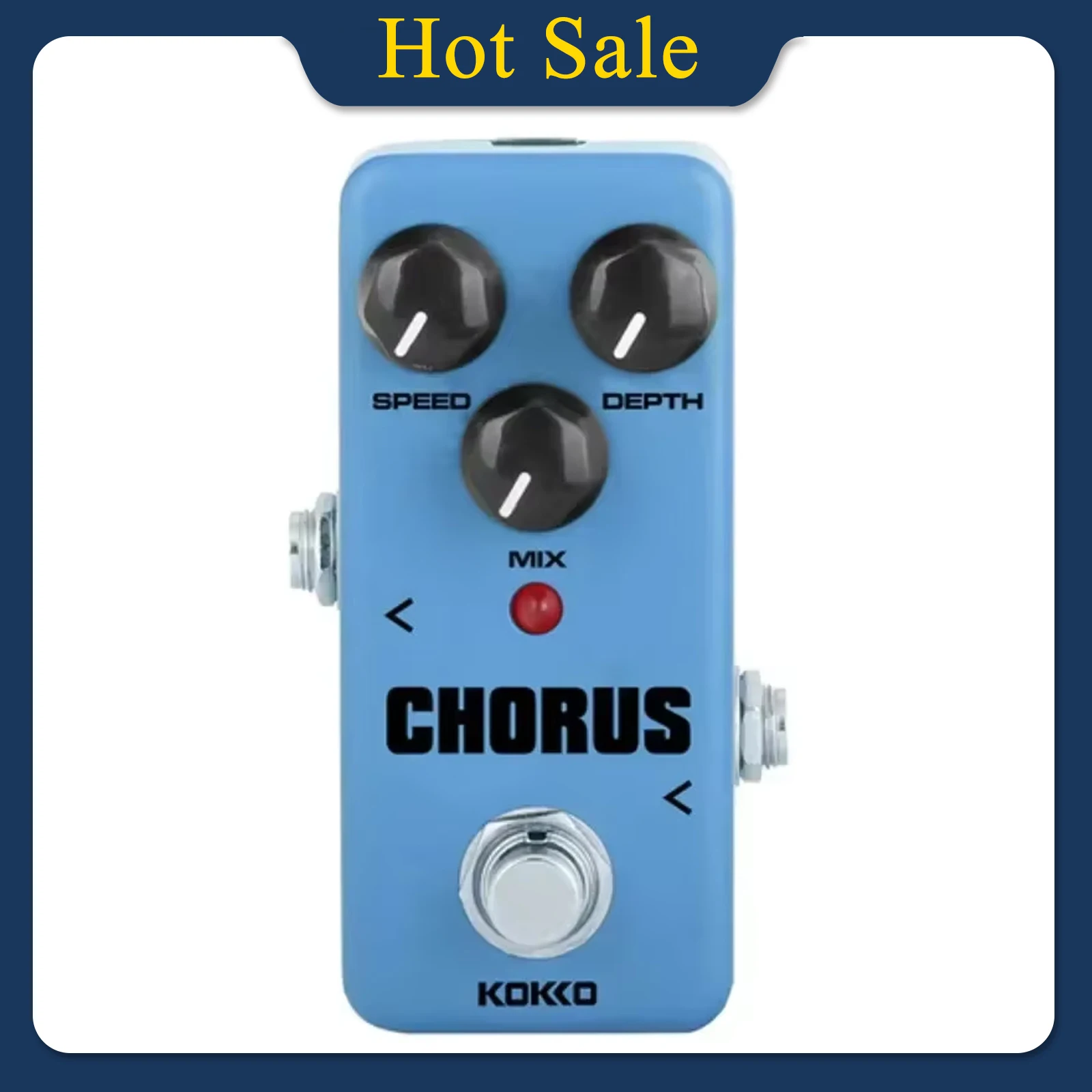 KOKKO Chorus Electric Guitar Effects Pedal FCH-2 Chorus Mini True Bypass Pedal Analog Chorus Effects Electric Guitar Accessories