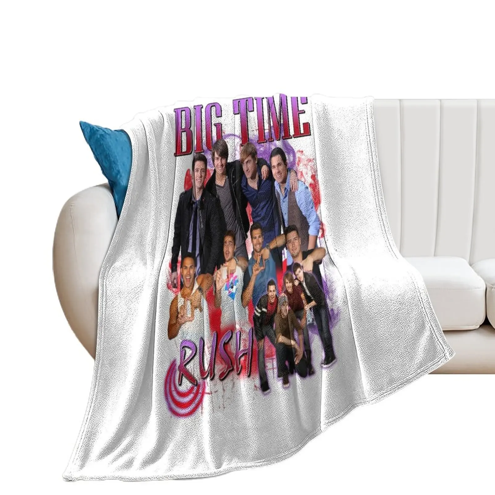 

Big Time Rush Forever Tour 2022 Big Time Rush Fans Throw Blanket Fashion Sofas Personalized Gift wednesday Travel Blankets