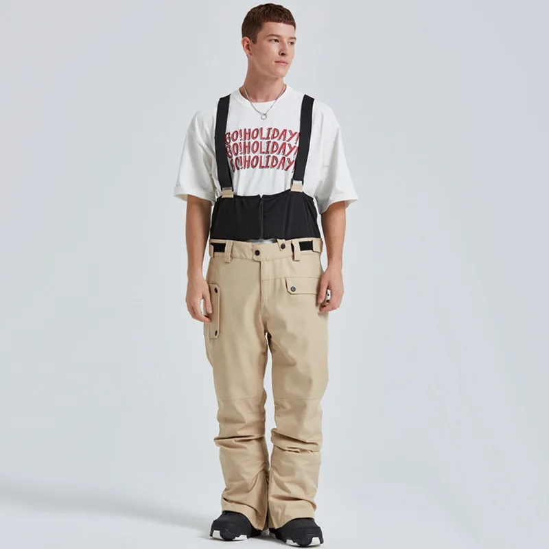 

Winter Waterproof Warm Women Snow Bib Pants Outdoor Sport Man Suspender Ski Trousers Mountain Snowboard Overalls Clothes