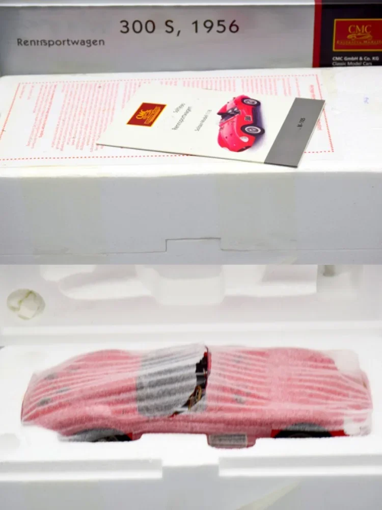 CMC 1:18 300 S Rennsportwagen 1956 M-105 Simulatie Limited Edition Alle Open Legering Metalen Statische Auto Model Speelgoed gift