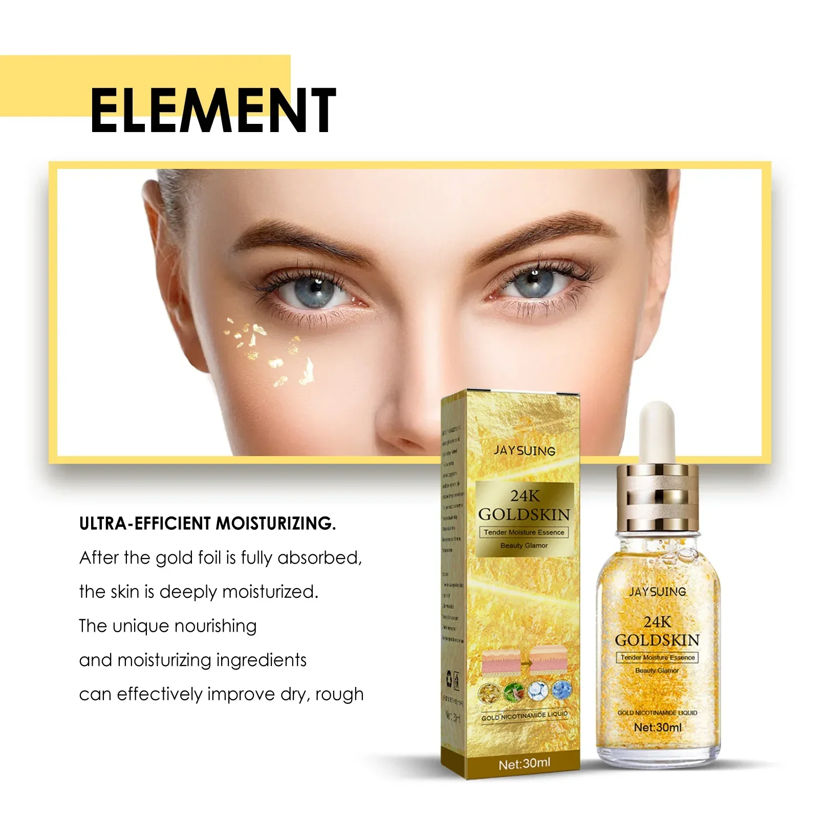 

Gold Collagen Serum Anti Wrinkle Lifting Firming Restore Skin Skin Skin Firming and Fading Wrinkles Brightening and Moisturizing