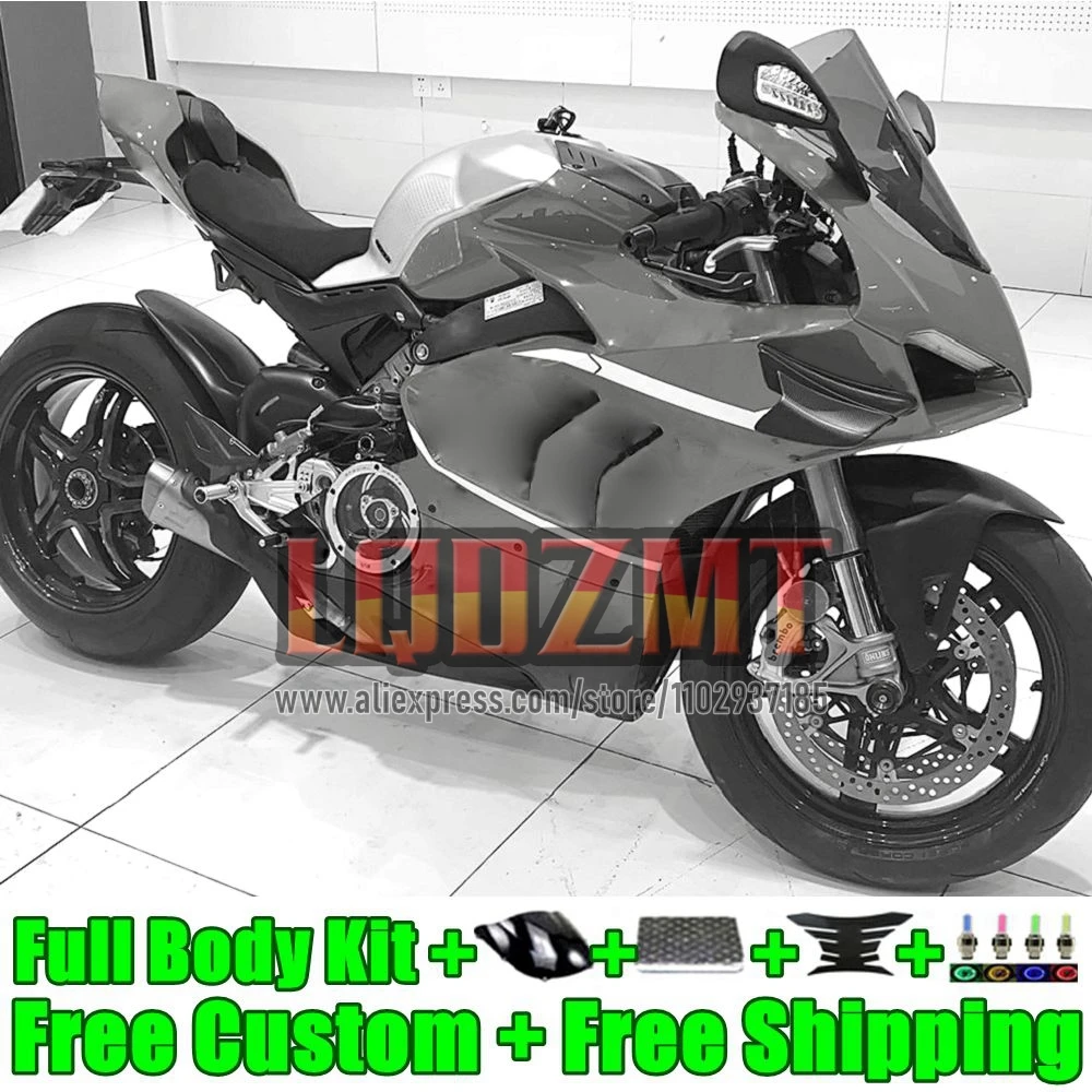 100% Fit OEM Body For DUCATI Panigale V 4 V4 S R 31No.95 grey glossy V4S V4R V4-S V4-R 21 22 V-4S 2021 2022 Injection Fairings