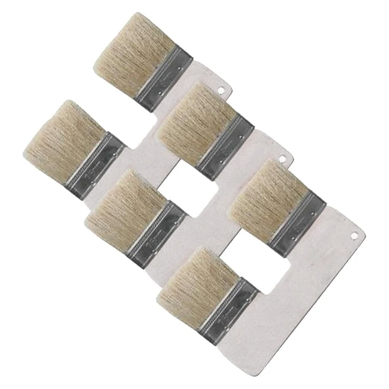 

HLZS-3 Pack Double Paint Brush, 3 Inch Double-Head Painting Brush, U Shaped Double Color Brush, Paint Brushes