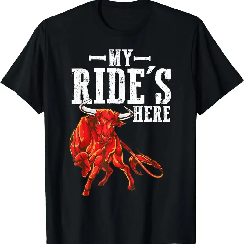 Bull Riders Rodeo für Western Ranch Cowboys T-Shirt, alle Größen S 4XL