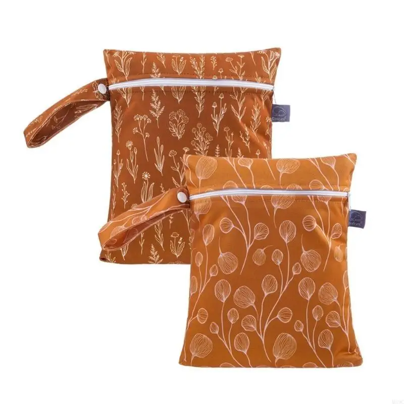 M89C حقيبة حفاضات مبللة مدمجة مقاومة للبقع حقيبة حفاضات قابلة لإعادة الاستخدام حقيبة مبللة سهلة التنظيف وخيار تخزين متعدد متين