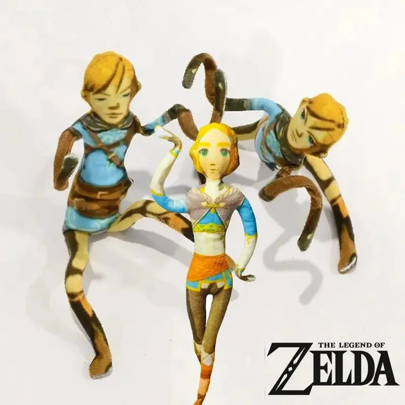 

Zelda Link Cosplay Dolls Plush Doll Stuffed Figure with Bendable Limbs for Game Room Decor Women Men Xmas Giftt