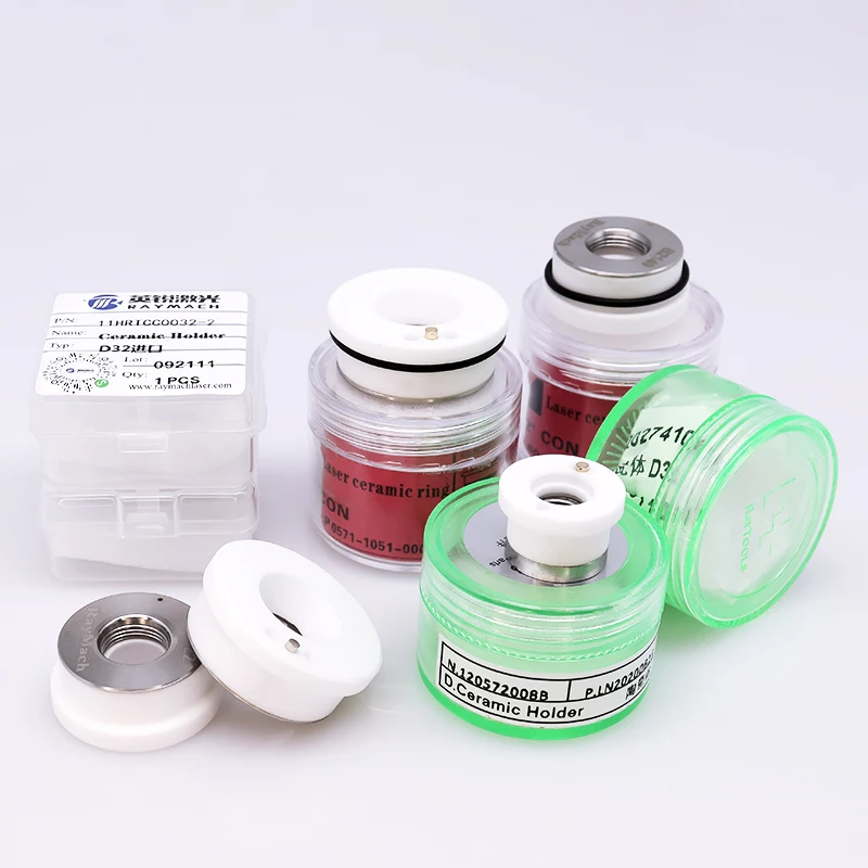 Ceramiczny uchwyt Raytools D32 oryginalny Model Precitec maszyna do cięcia laserem światłowodowym części zamienne głowica laserowa złącze dyszy spri d28dysza