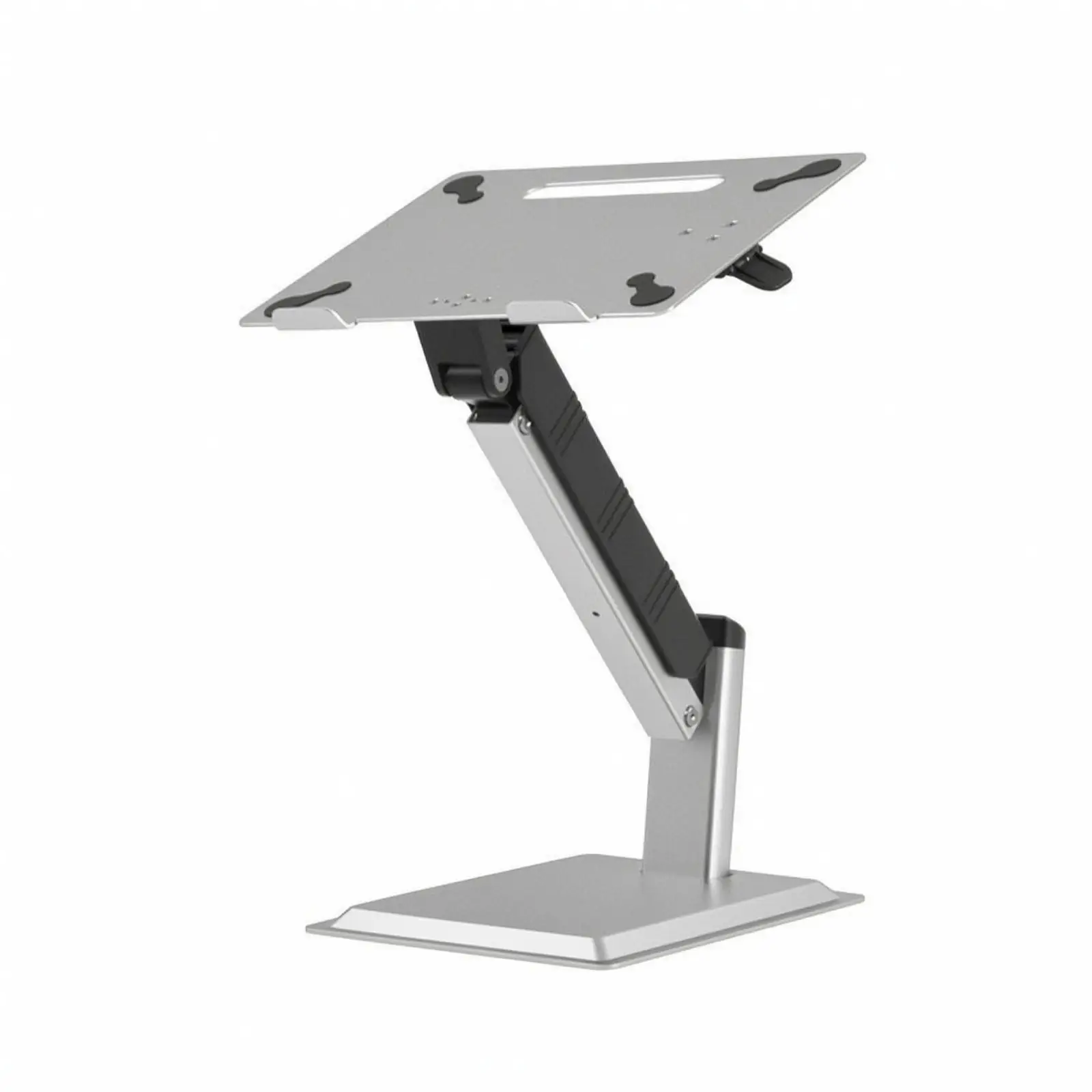 Adjustable Laptop Table Stand Aluminum Alloy Riser with Stable Base and Carry Handle for Laptop Desk Folding Table Workstation