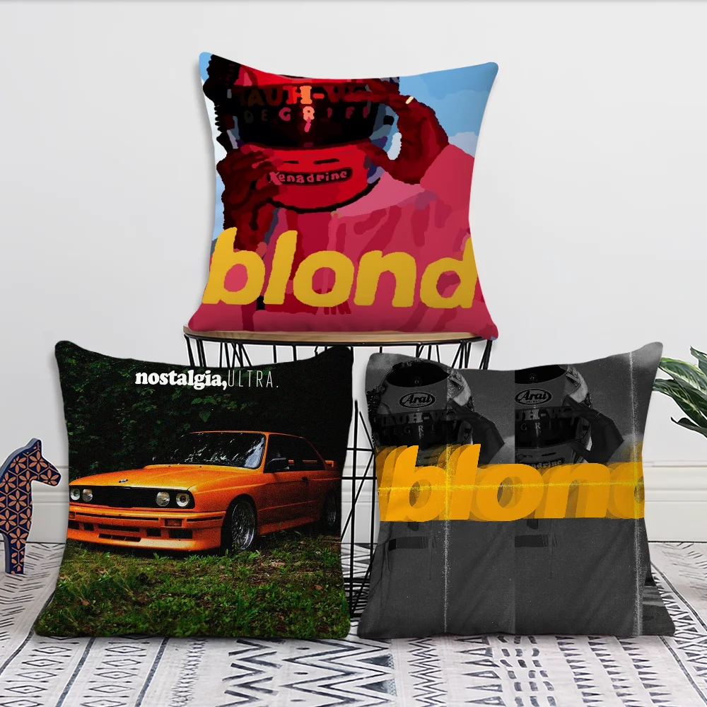 Blond F-FrankS Singer O-Ocean CooL cushion cover Pillow Case Sofa Bedroom Living Room Bedside Table Backrest Printing Square