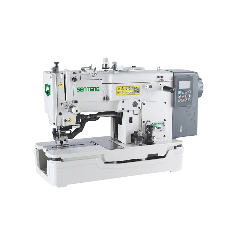 

ST-781D Hot Sale Direct Drive High Speed Lockstitch Straight Stitch Button Holing Sewing Machine