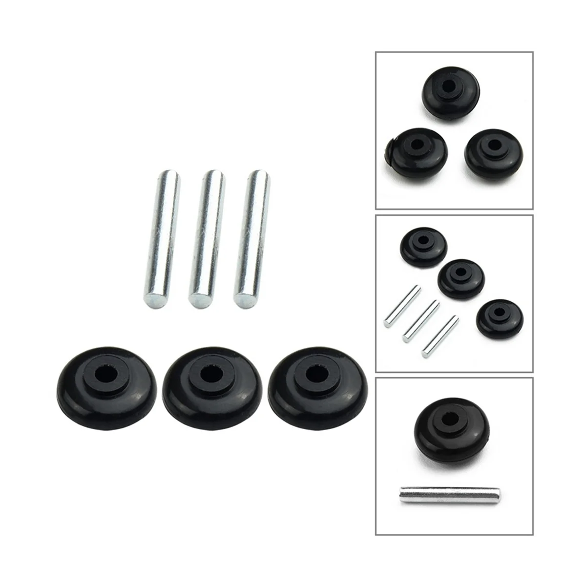 Rodillos de ejes para Dyson DC35, DC44, DC45, DC59, DC62, V6, SV03, SV05, SV06, SV07, cabezales motorizados de vacío