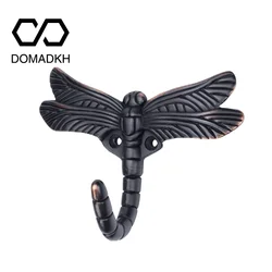 Dragonfly Wall Hooks Coat Rack Towel Hooks Jacket Holder Bathrobe Rack Key Hooks Backpack Hanger Tool Holder Pet Leash Hanger