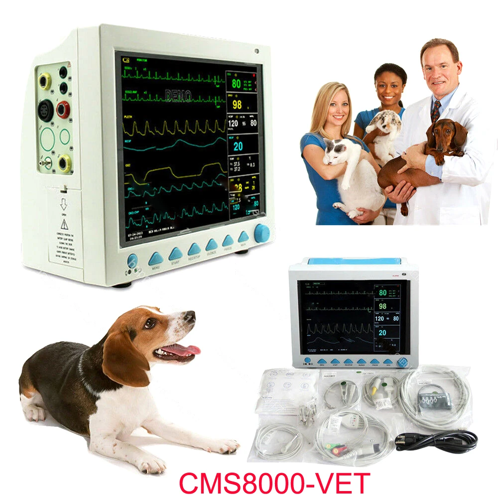 CMS8000-VET Vet Emergency equipments vital sign monitor Veterinary vital monitor