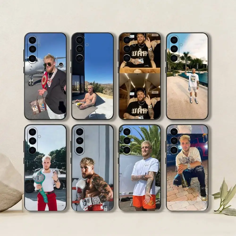 Jake Paul   Phone Case For Samsung Galaxy A73,A72,A71,A70,A53,A52,A51,Soft Silicone Black Cover