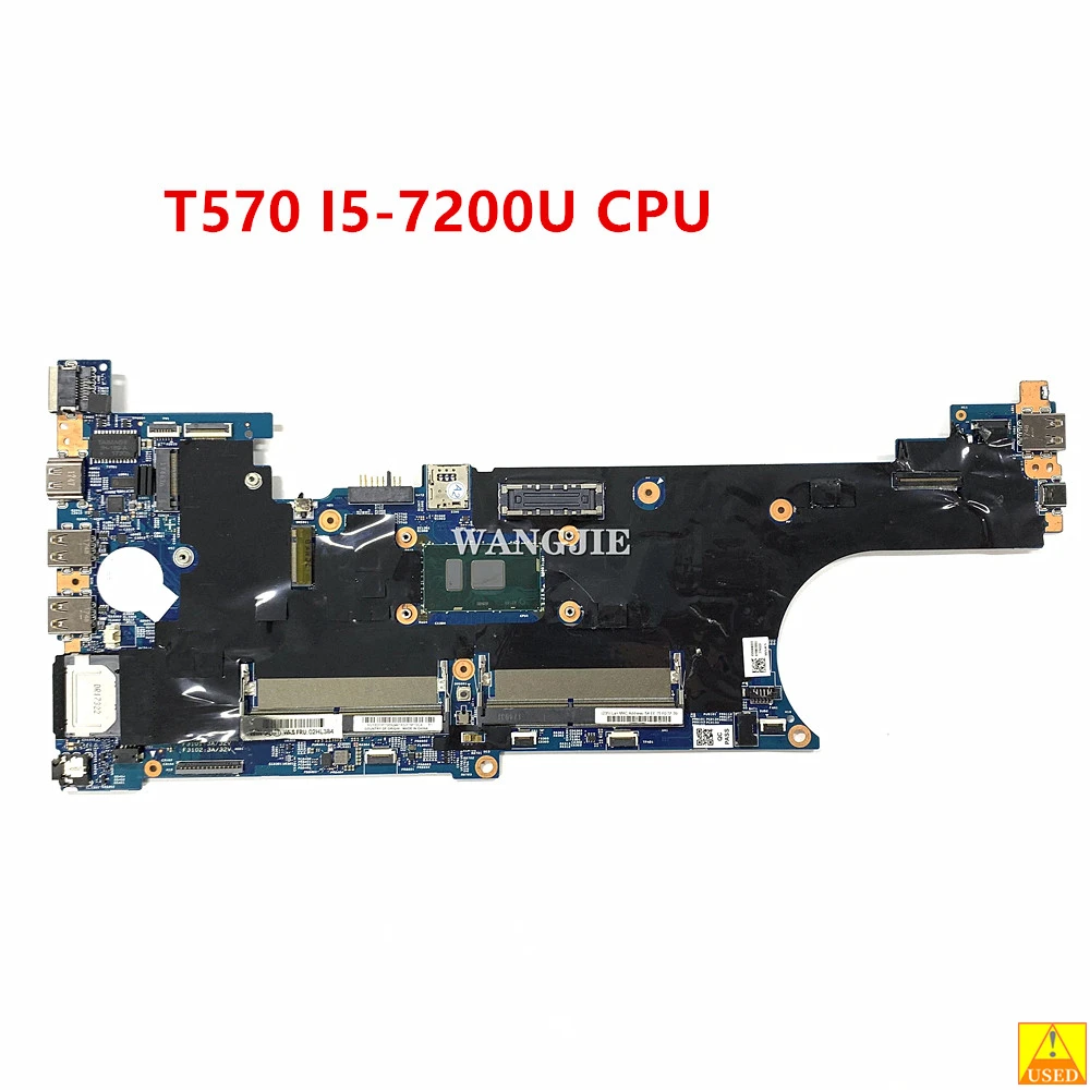 

Used FRU 01ER385 01YR384 01ER111 02HL384 For Lenovo Thinkpad T570 Laptop Motherboard I5-7200U CPU DDR4 LTS-1 448.0AB08.0011