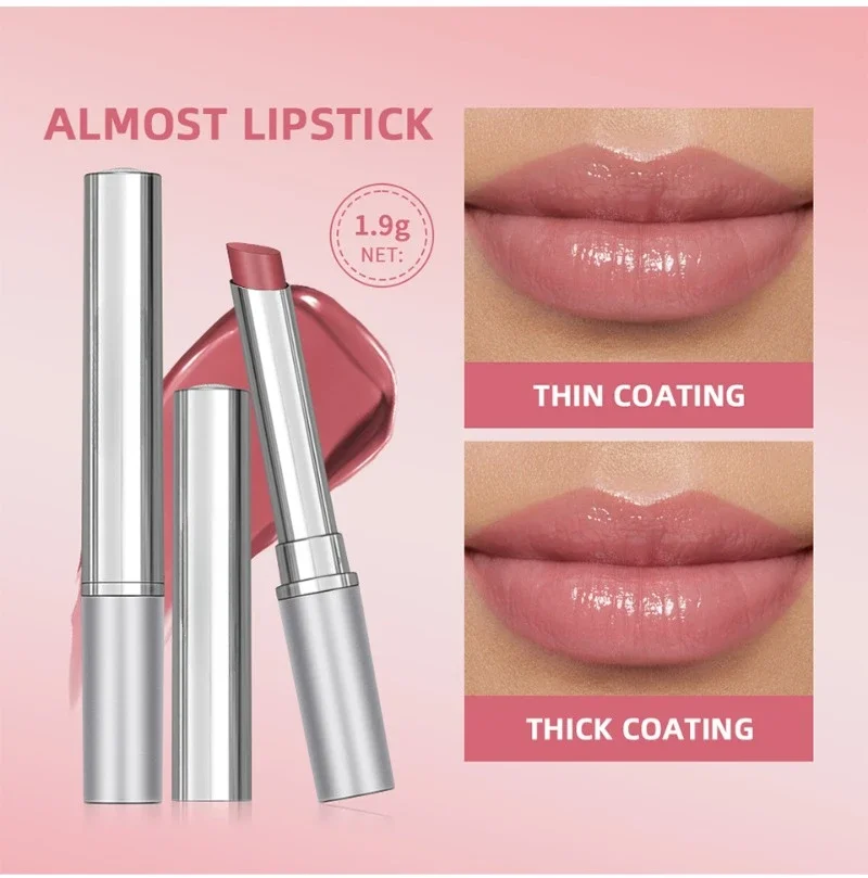 Nuevo bálsamo labial incoloro de miel rosa, lápiz labial hidratante de larga duración, brillo rosa, maquillaje nutritivo, Cosméticos para el cuidado de los labios