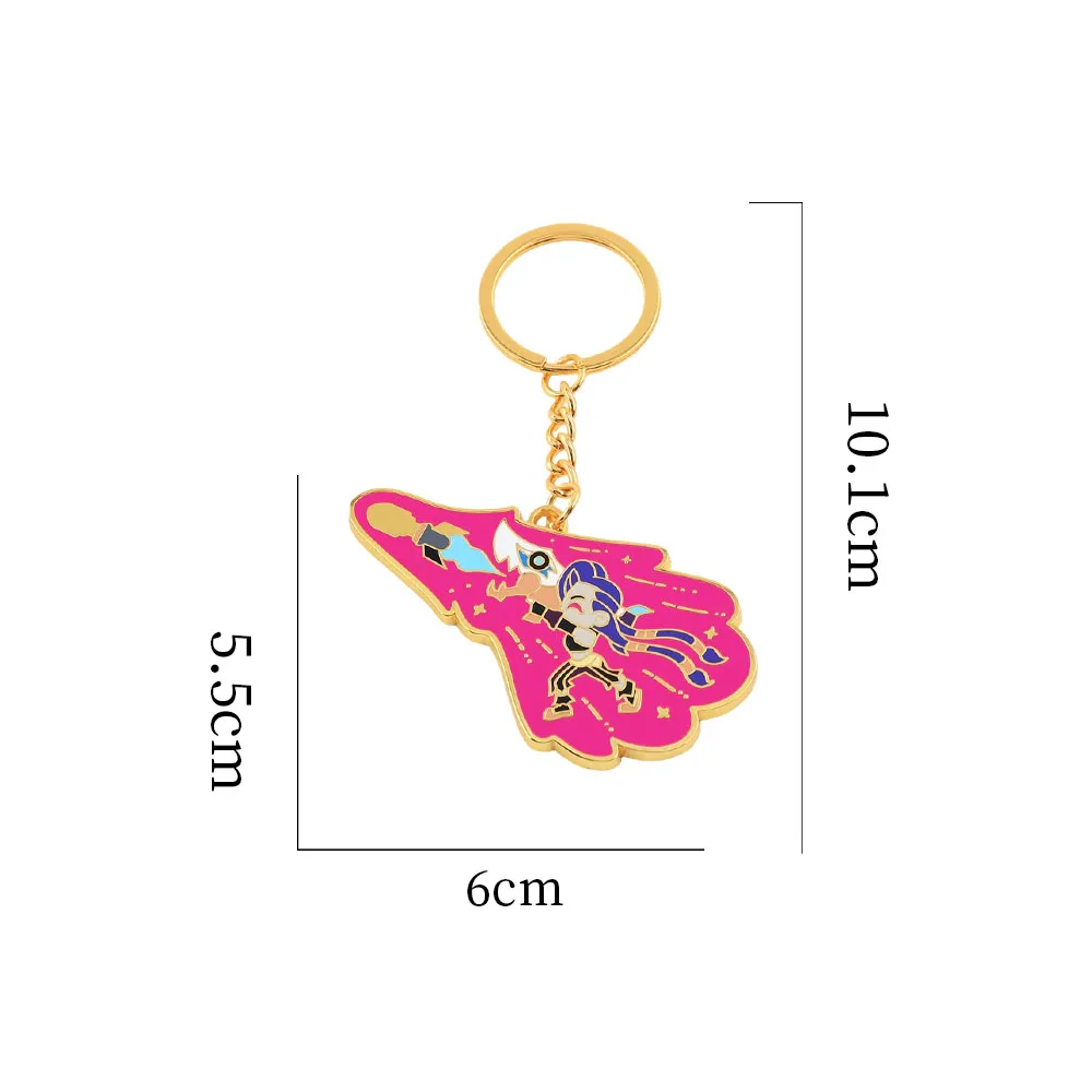 Science Fiction Movie Character Key Chain Clone Key Ring Creative Pendant Space Pendant Jewelry Creative Accessories