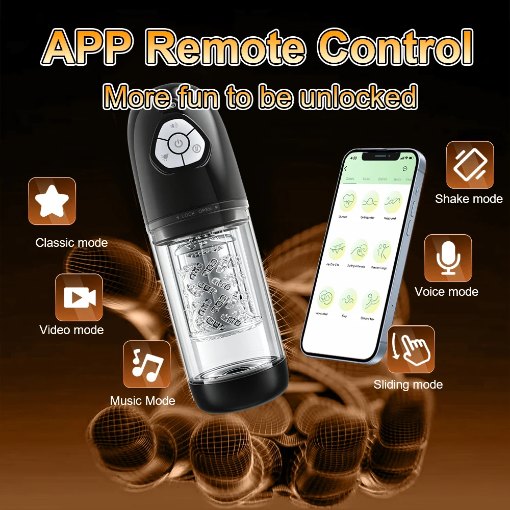 10-Speeds Telescopic Rotation Vibration Fully Waterproof Sex Toys for Men Masturbator Stroker Penis Pump Adult Toys For Male - view 4