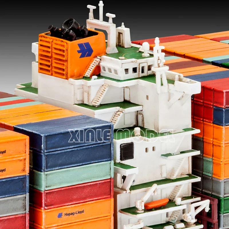 Revell – Kit de modèle de navire assemblé en plastique, bateau conteneur Colombo 05152 1/700