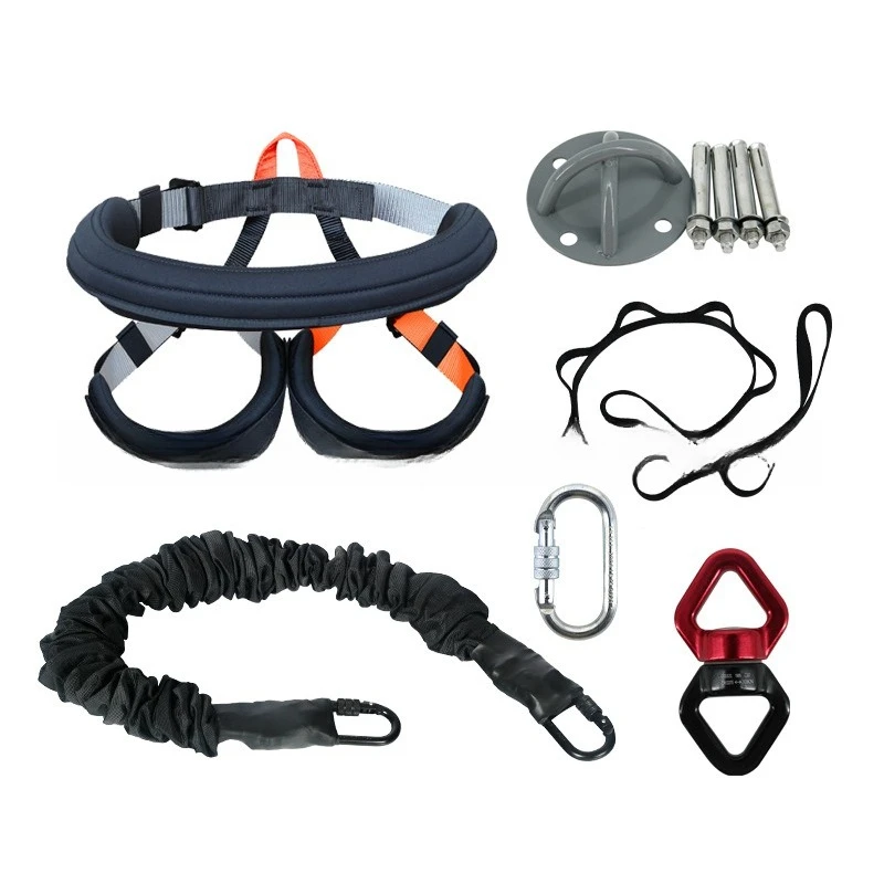 Indoor Bungee Jumping Vitality Belt Equipment 5D Thai Pavilion Rope Air Protection Pants Waist Belt Rope