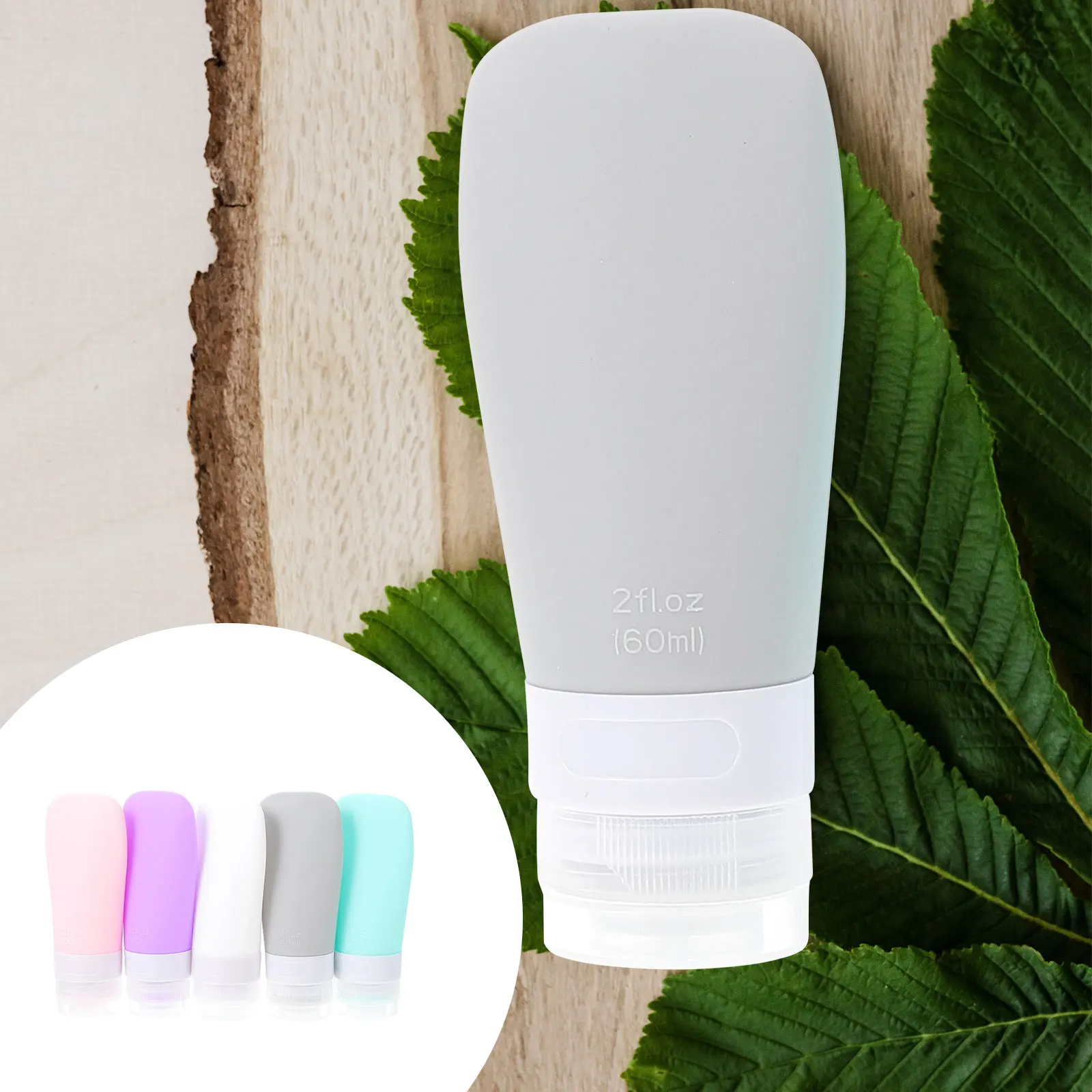 

5Pcs Silicone Travel Bottles Creative Storage Solutions for Cosmetics and Toiletries on The Go Lotion Bottle Cosmetics Bottle