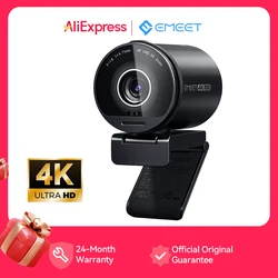 Webcam 4K HUD Video Camera 1080P 60FPS HDR Streaming Camera With Sony Sensor EMEET S800 Webcam With Dual Noise Cancelling Mics