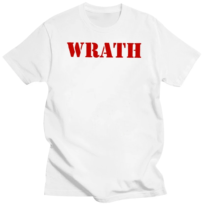 New WRATH Natural Selection Short Sleeve Men's Black T-Shirt Size S To 3XL  Short Sleeve Men T Shirt Tops Summer