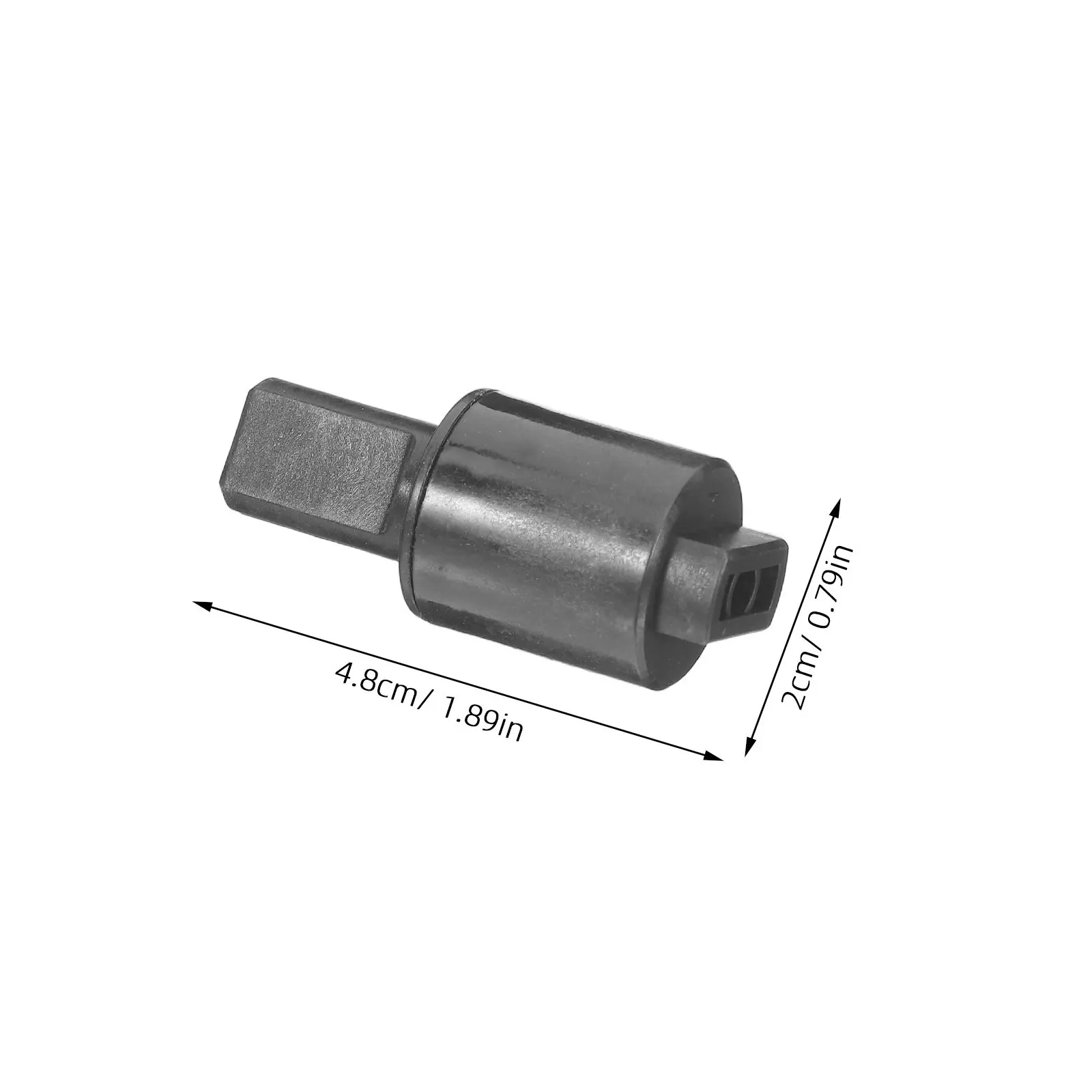 2Pcs Toilet Seat Damper Buffer Set High Strength Plastic Soft Close Hinge Connector Noise Reducing Quiet Lid Close Smart Toilet