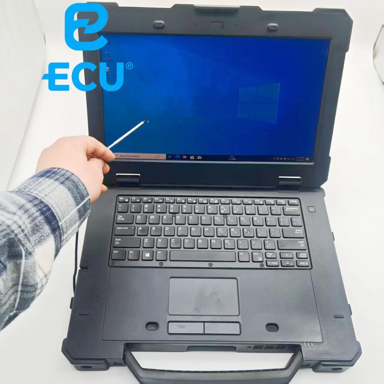 Suitable for I7 32G De-ll Latitude 7414 Rugged Extreme I7 6600 16G Automotive Truck Maintenance Diagnostic Computer Touch Screen - view 2